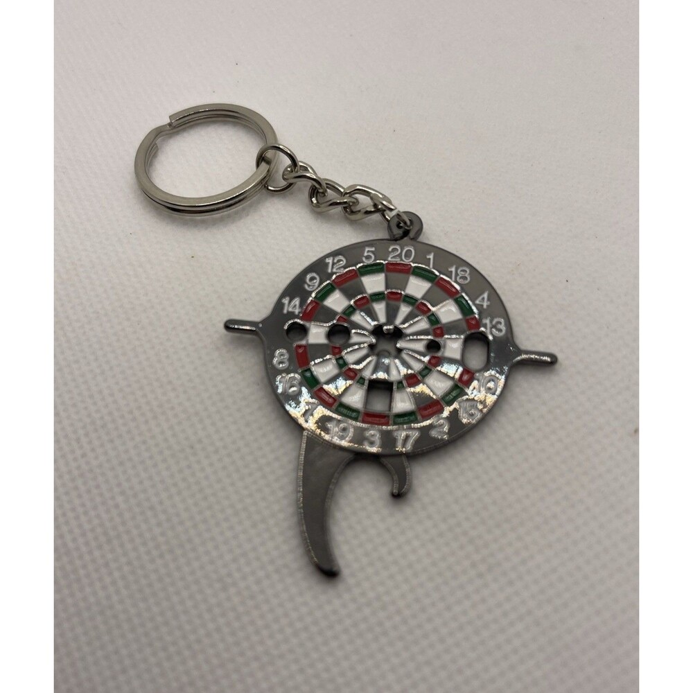 Dartboard Keychain Metal Bottle Opener Dart Tool NEW! Bar Gift by Cyee Life